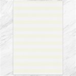 Horizontal Stripes - White and Ivory Canvas 24  x 36 