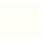 Horizontal Stripes - White and Ivory Double Sided Flano Blanket (Small)