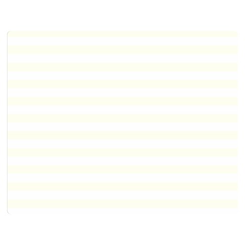 Horizontal Stripes 60 x50  Blanket Front