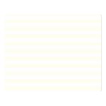 Horizontal Stripes - White and Ivory Double Sided Flano Blanket (Large)