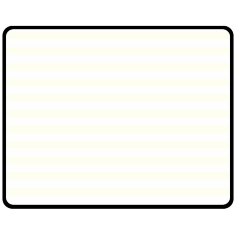 Horizontal Stripes 58.8 x47.4  Blanket Back