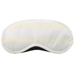 Horizontal Stripes - White and Ivory Sleeping Mask