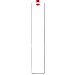 Horizontal Stripes - White and Ivory Large Book Mark
