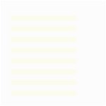 Horizontal Stripes - White and Ivory Small Garden Flag (Two Sides)
