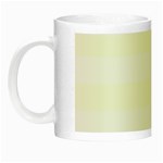Horizontal Stripes - White and Ivory Night Luminous Mug