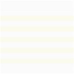 Horizontal Stripes - White and Ivory 5  x 7  Photo Cards