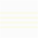 Horizontal Stripes - White and Ivory 4  x 8  Photo Cards