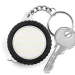 Horizontal Stripes - White and Ivory Measuring Tape