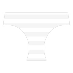 Horizontal Stripes Front Bottom