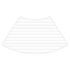 Horizontal Stripes Skirt Back
