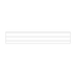 Horizontal Stripes - White and White Smoke Flano Scarf (Mini)