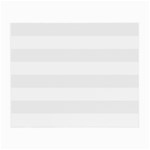 Horizontal Stripes - White and White Smoke Small Glasses Cloth (2 Sides)