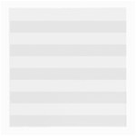 Horizontal Stripes - White and White Smoke Medium Glasses Cloth (2 Sides)