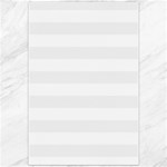 Horizontal Stripes - White and White Smoke Canvas 20  x 30 