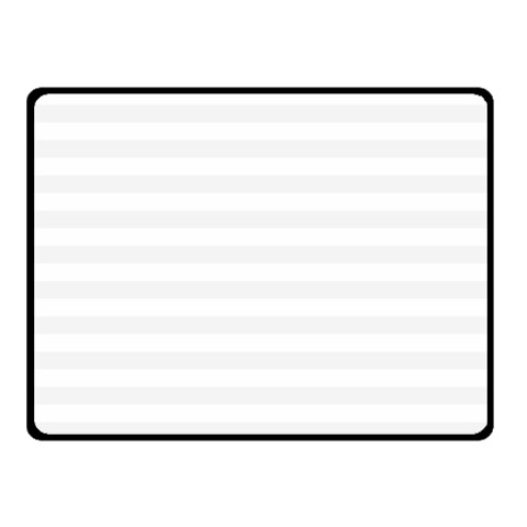 Horizontal Stripes 50 x40  Blanket Front