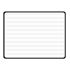 Horizontal Stripes 45 x34  Blanket Front