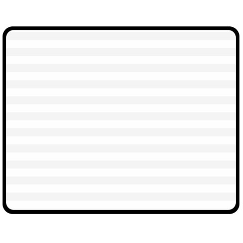 Horizontal Stripes 58.8 x47.4  Blanket Front
