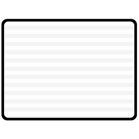 Horizontal Stripes 80 x60  Blanket Front