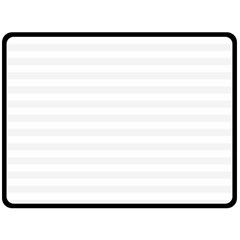Horizontal Stripes 80 x60  Blanket Back