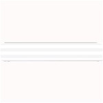 Horizontal Stripes - White and White Smoke Small Bar Mat