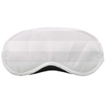 Horizontal Stripes - White and White Smoke Sleeping Mask