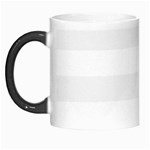 Horizontal Stripes - White and White Smoke Morph Mug