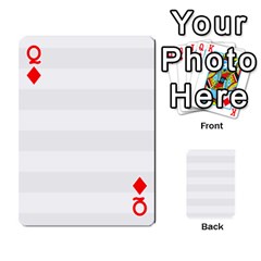 Queen Horizontal Stripes Front - DiamondQ