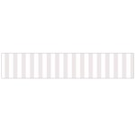 Vertical Stripes - White and Pastel Pink Flano Scarf (Large)