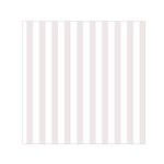 Vertical Stripes - White and Pastel Pink Small Satin Scarf  (Square)