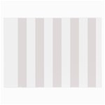 Vertical Stripes - White and Pastel Pink Large Glasses Cloth (2 Sides)