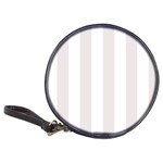 Vertical Stripes - White and Pastel Pink Classic 20-CD Wallet