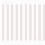 Vertical Stripes - White and Pastel Pink Collage 8  x 10 