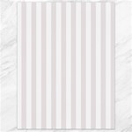 Vertical Stripes - White and Pastel Pink Canvas 18  x 24 