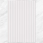 Vertical Stripes - White and Pastel Pink Canvas 24  x 36 