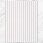 Vertical Stripes - White and Pastel Pink Canvas 36  x 48 