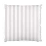 Vertical Stripes - White and Pastel Pink Standard Cushion Case (One Side)