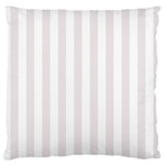 Vertical Stripes - White and Pastel Pink Standard Flano Cushion Case (Two Sides)