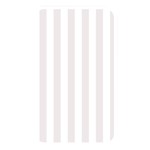 Vertical Stripes - White and Pastel Pink Memory Card Reader (Rectangular)