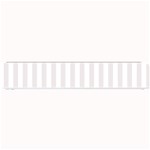 Vertical Stripes - White and Pastel Pink Small Bar Mat