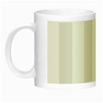 Vertical Stripes - White and Pastel Pink Night Luminous Mug