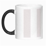 Vertical Stripes - White and Pastel Pink Morph Mug