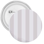 Vertical Stripes - White and Pastel Pink 3  Button