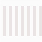 Vertical Stripes - White and Pastel Pink 5  x 7  Photo Cards