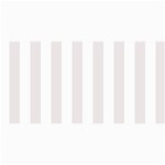 Vertical Stripes - White and Pastel Pink 4  x 8  Photo Cards
