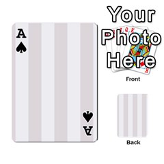 Ace Vertical Stripes Front - SpadeA