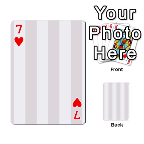 Vertical Stripes Front - Heart7