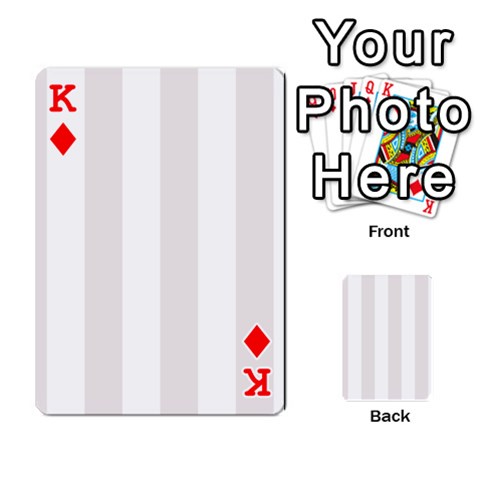 King Vertical Stripes Front - DiamondK