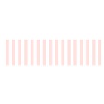 Vertical Stripes - White and Misty Rose Pink Satin Scarf (Oblong)