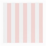 Vertical Stripes - White and Misty Rose Pink Medium Glasses Cloth (2 Sides)