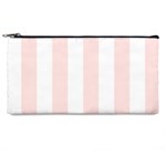 Vertical Stripes - White and Misty Rose Pink Pencil Case